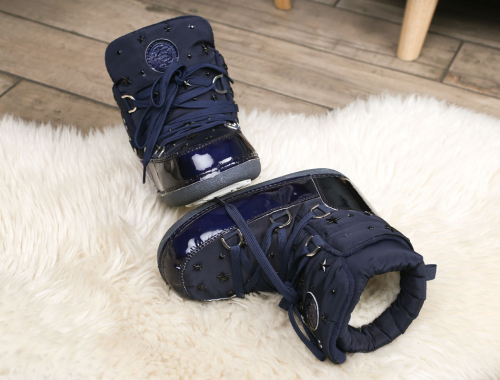 Сапоги женские KB688BL Blau Синий KING BOOTS Германия