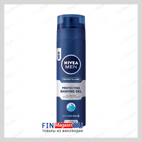 Гель для бритья NIVEA MEN Protect Shaving Gel 200 мл