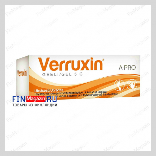 Гель от бородавок и папилом VERRUXIN A-PRO ( Веруксин ) 5 гр