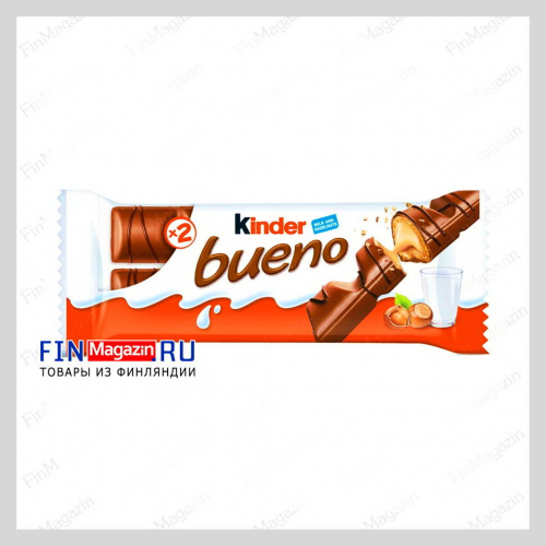 Хрустящие шоколадные палочки с ореховой начинкой Kinder Bueno 43 гр