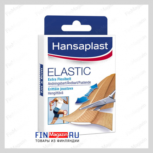 Пластырь Hansaplast Elastic 1м х 6см