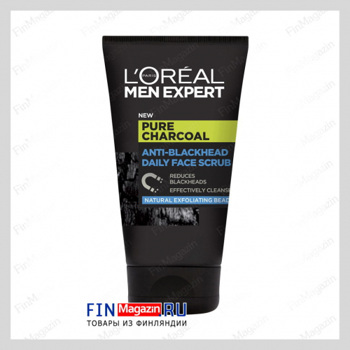 Крем от прыщей Loreal Men Pure Charcoal 100 мл