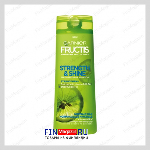 Шампунь Garnier fructis (свежесть) Strength & Shine 250 мл