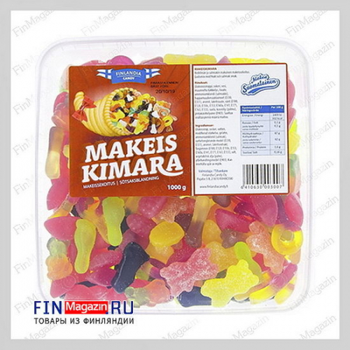 Мармеладные конфеты Finlandia Candy Makeis Kimara 1 кг