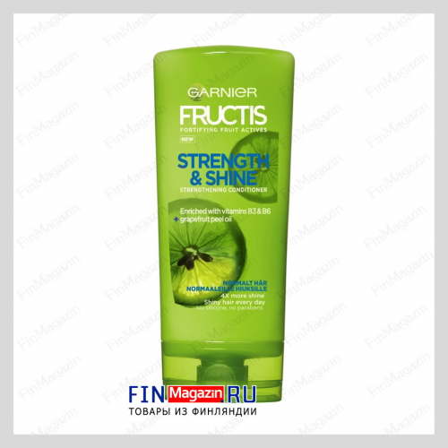 Бальзам-ополаскиватель Garnier fructis (свежесть) Strength & Shine 200 мл