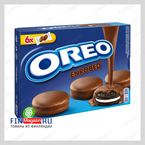 Шоколадное печенье в глазури Oreo Enrobed 246 гр