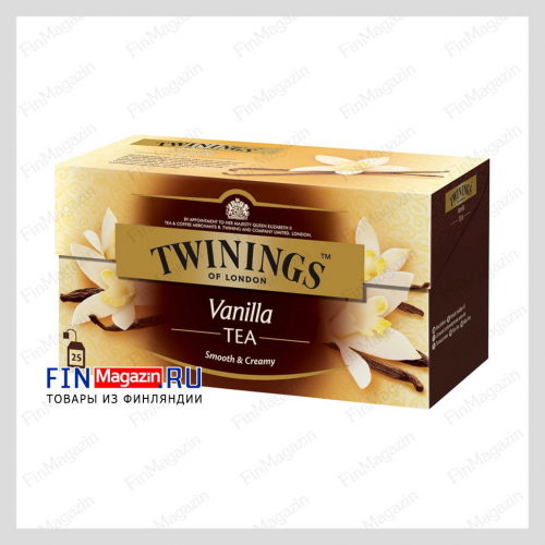 Чай черный с ванилью Twinings 25пак