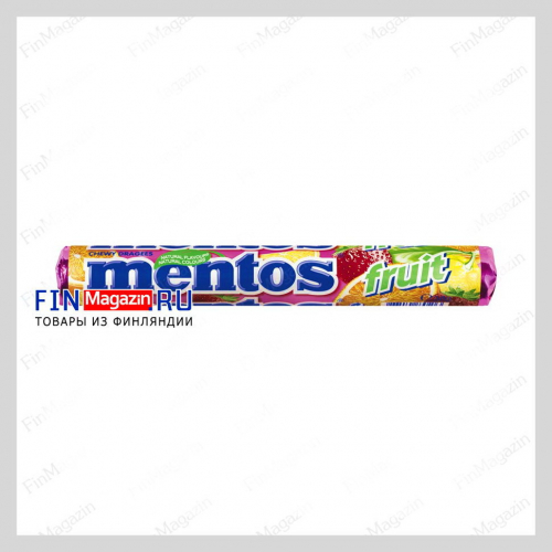 Фруктовое жевательное драже Mentos Fruit 38 гр