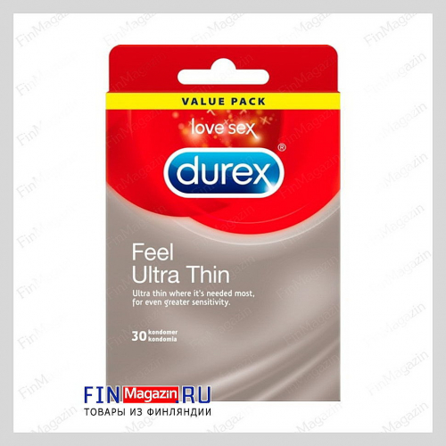 Презервативы Durex Feel Ultra Thin 30 шт