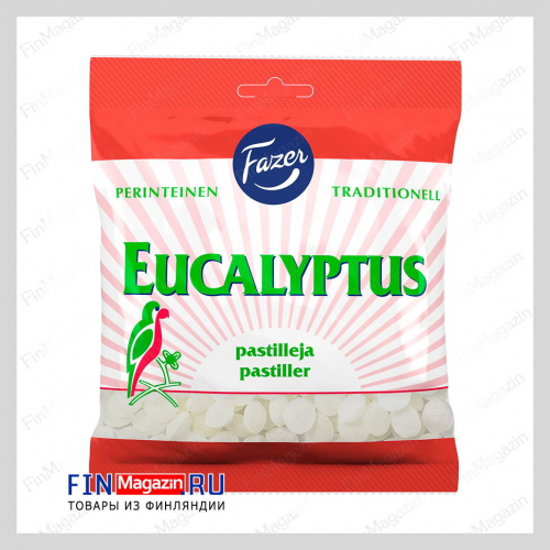 Пастилки с эвкалиптом Fazer Eucalyptus 200 гр