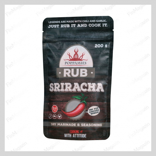 Приправа для мяса Poppamies Sriracha Rub 200 гр