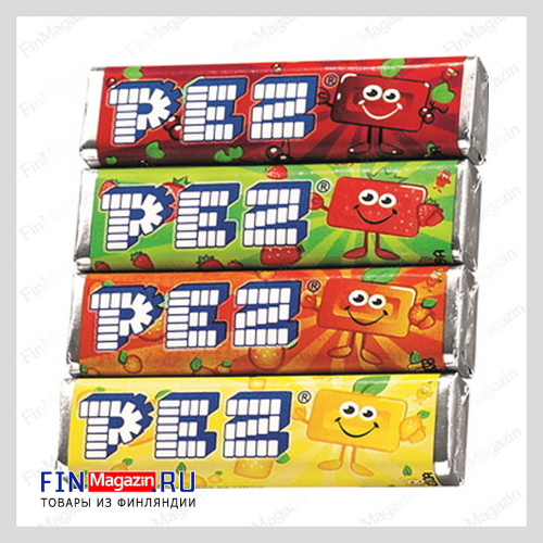 Пастилки жевательные фруктовые Pez 4x8,5 гр