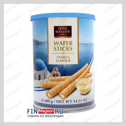 Вафельные палочки с ванильным кремом Feiny Biscuits Wafer Sticks 400 гр