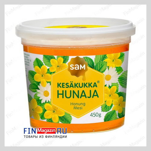 Мед цветочный SAM Kesäkukka 450 гр