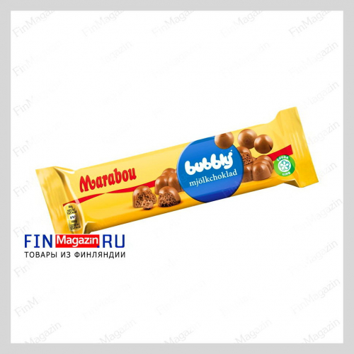 Батончик из воздушного шоколада Marabou Bubbly 60 гр