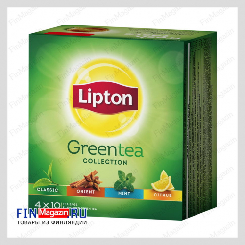 Чай Lipton Green 4вида 40пак