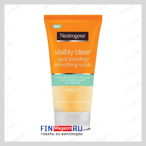 Скраб очищающий для лица Neutrogena Visible Clear 150 мл