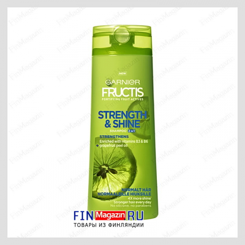 Шампунь Garnier fructis 2в1 Strength & Shine 400 мл