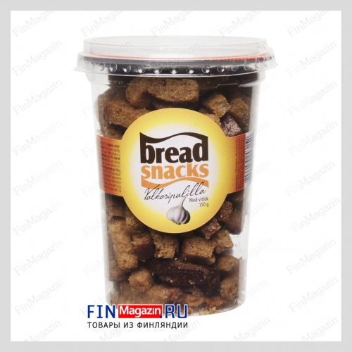 Ржаные сухарики с чесноком Bread Snacks 150 г