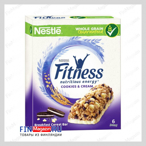 Батончики мюсли со злаками и шоколадом Nestle Fitness 6x23,5 гр