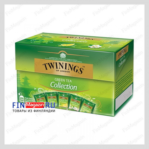 Зеленый чай Twinings 5сортов 20пак х 2гр Collection