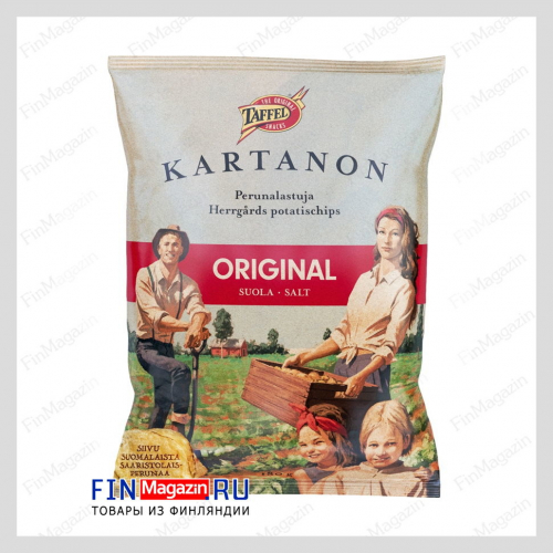 Картофельные чипсы Taffel Kartanon 180 гр