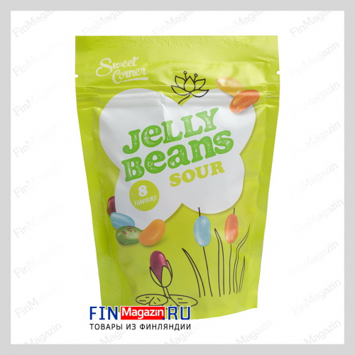 Драже Jelly Beans Sour (8 вкусов с кислинкой) Sweet Corner 200 гр