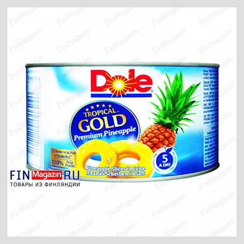 Ананас консервированный (кольца) Dole Tropical Gold, 227 гр.