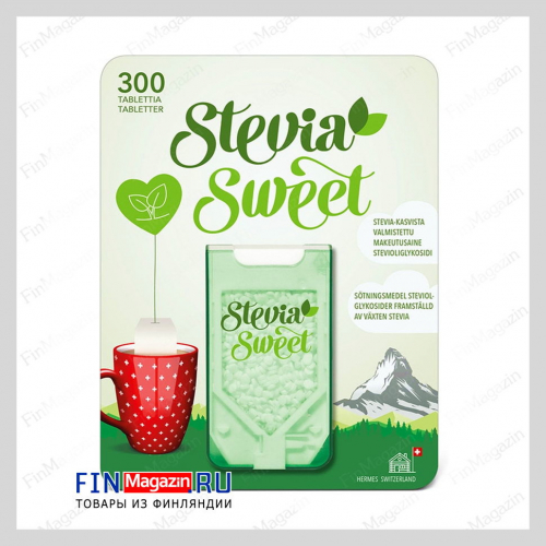 Сахарозаменитель Hermesetas Stevia (таблетки) 300 шт