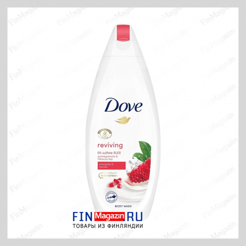 Гель для душа Dove Reviving (гранат) 225 мл