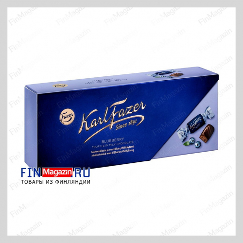 Шоколадные конфеты Черничный трюфель Fazer Blueberry Truffle 270 гр