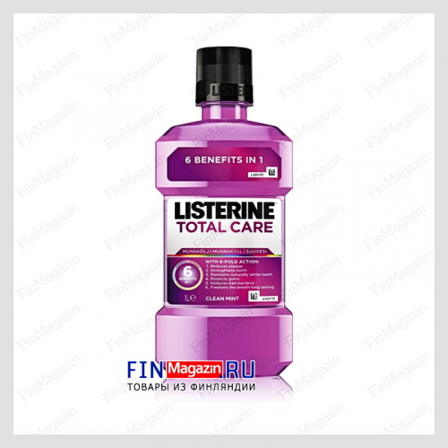 Listerine Ополаскиватель для рта, комплекс защиты 6в1, 1 л