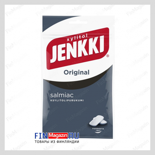 Жевательная резинка Jenkki Original (салмиак) 100 гр