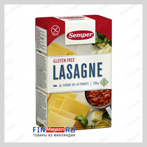 Листы для лазаньи Semper Lasagne 250 гр