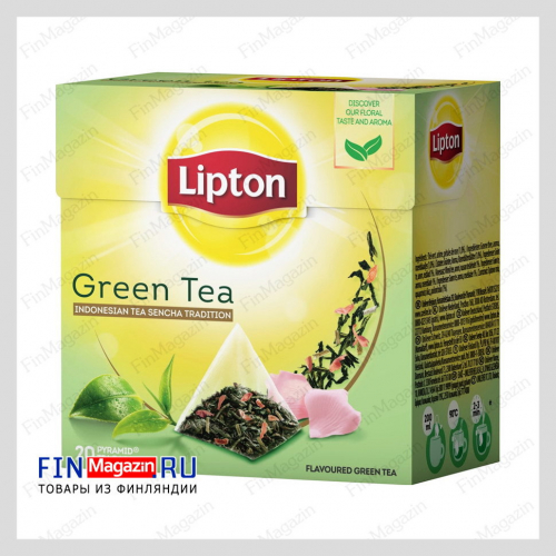 Чай Lipton Green Tea Indonesian 20 шт