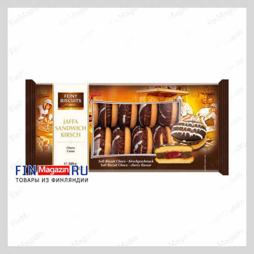 Бисквиты c вишневой начинкой Feiny Biscuits, 380 гр