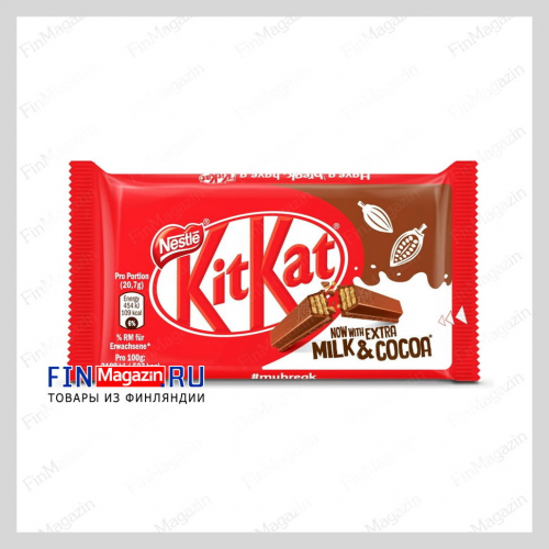 Шоколадный вафельный батончик KitKat 41,5  гр