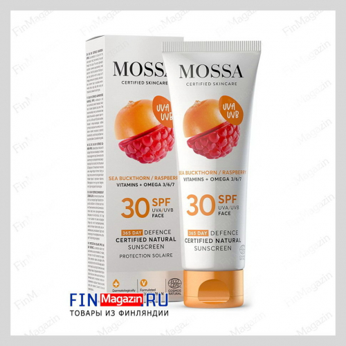 Солнцезащитный крем Mossa 365 DAYS DEFENCE (облепиха) SPF30 50 мл