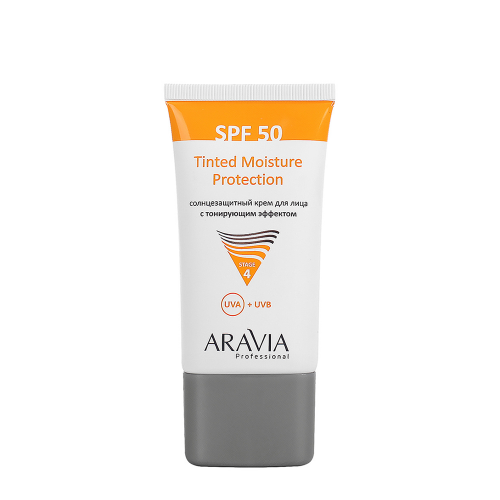 ARAVIA  Крем солнцезащитный для лица с тонирующим эффектом SPF 50 / Tinted Moisture Protection SPF 50 50 мл