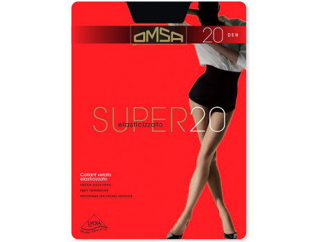 Колготки женские тонкие 20 дэн без лайкры Omsa Super 20