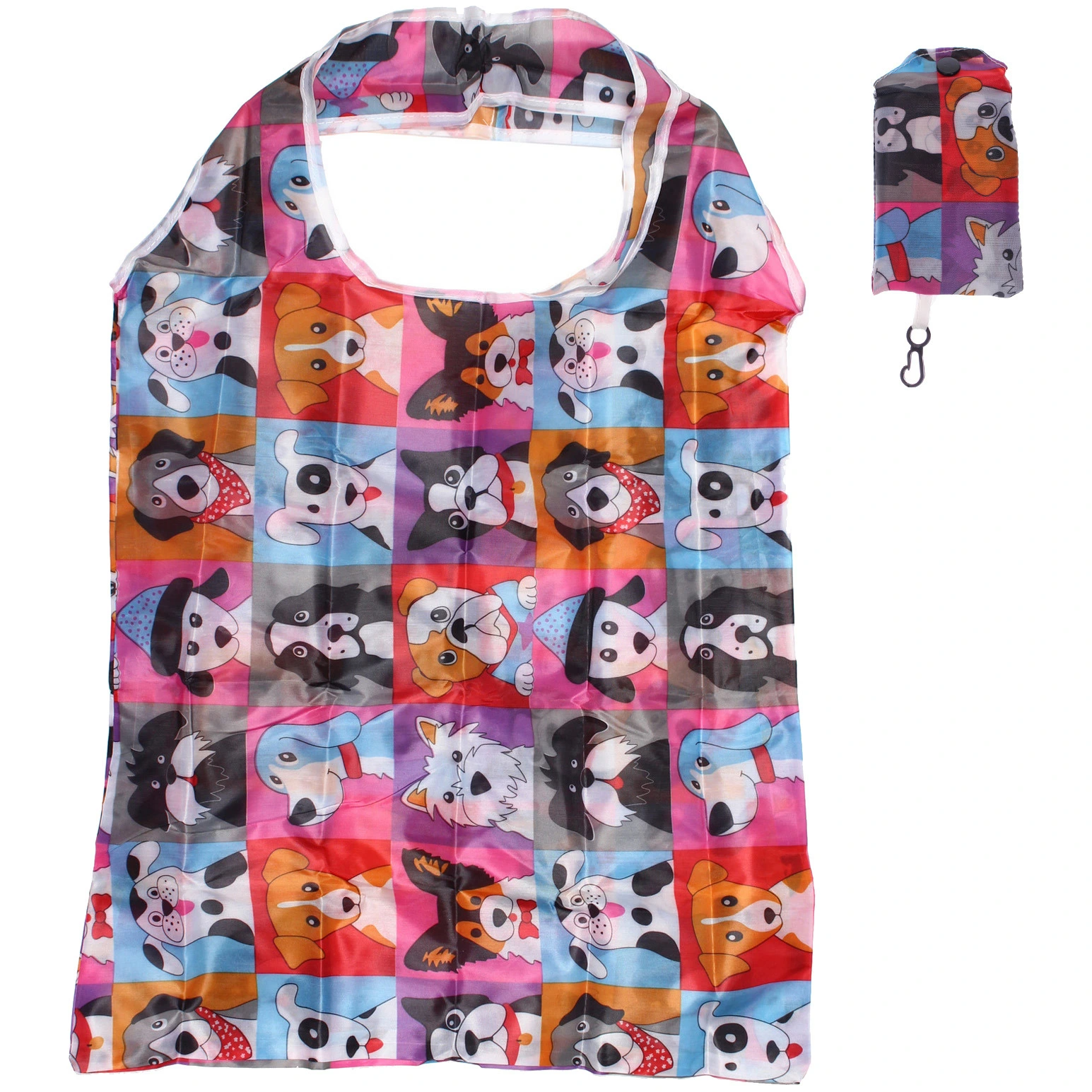 Сумка - шоппер с карабином