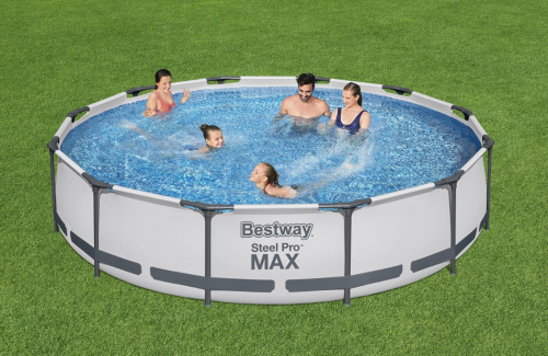 Bestway Бассейн каркасный 366х76 см, 6473 л, фильтр-насос арт. 58381 в комплекте