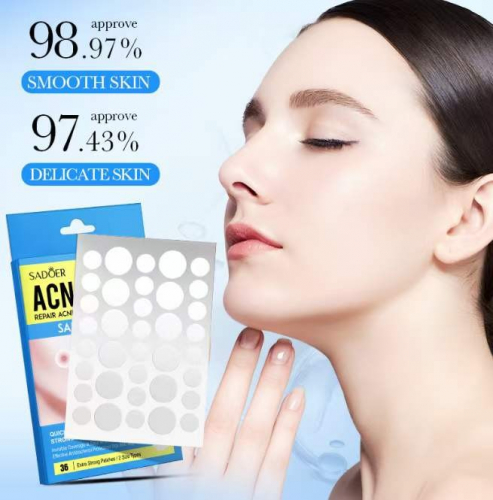 SADOER Патчи для проблемной кожи лица от прыщей ACNE PATCH, 36 шт.