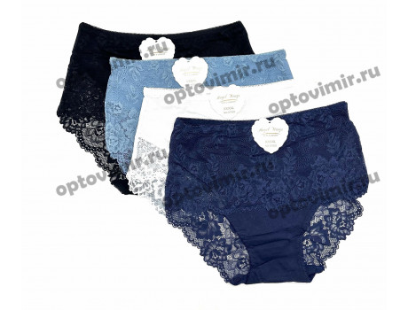 Трусы женские Angel Wings кружево цветочный узор D7822
