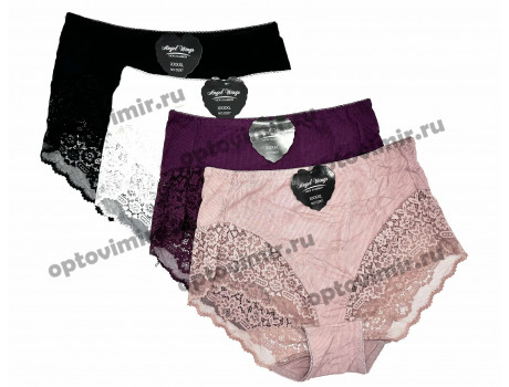 Трусы женские Angel Wings кружевные плотные D297