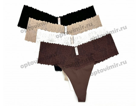 Трусы женские Angel Wings кружево цветочный узор 3063