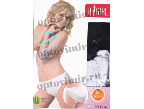 Трусы женские QGirl нежные бамбук 5786
