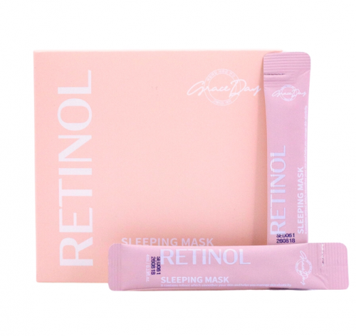 МАСКА ДЛЯ ЛИЦА НОЧНАЯ С РЕТИНОЛОМ GRACE DAY RETINOL SLEEPING MASK, САШЕ 4 МЛ