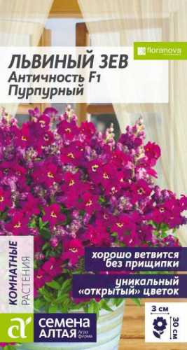 Цветы Львиный зев Античность Пурпурный/Сем Алт/цп 10 шт