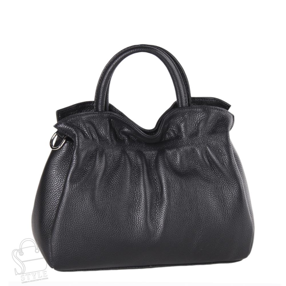 Сумка женская кожаная 8506VG black Vitelli Grassi
